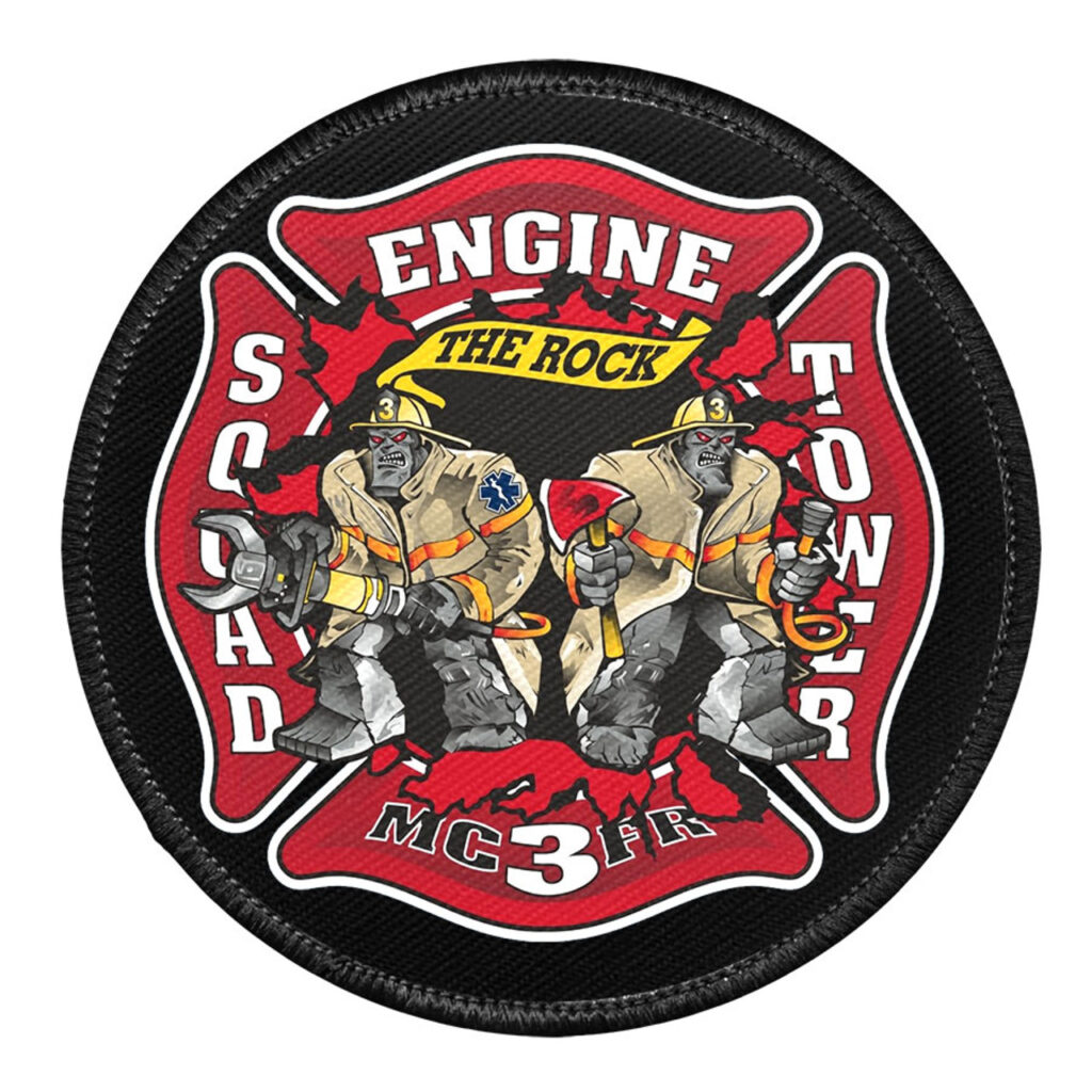 sublimated patches